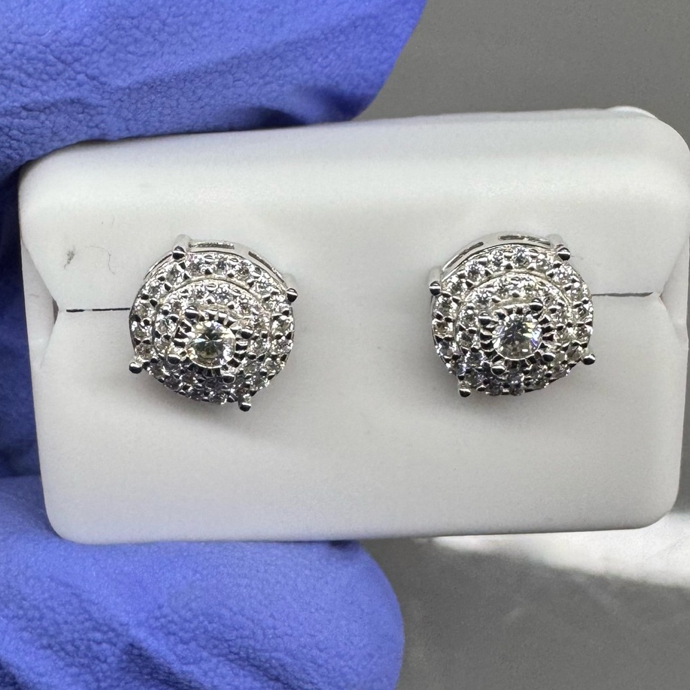 Elegant Silver Stud Earrings